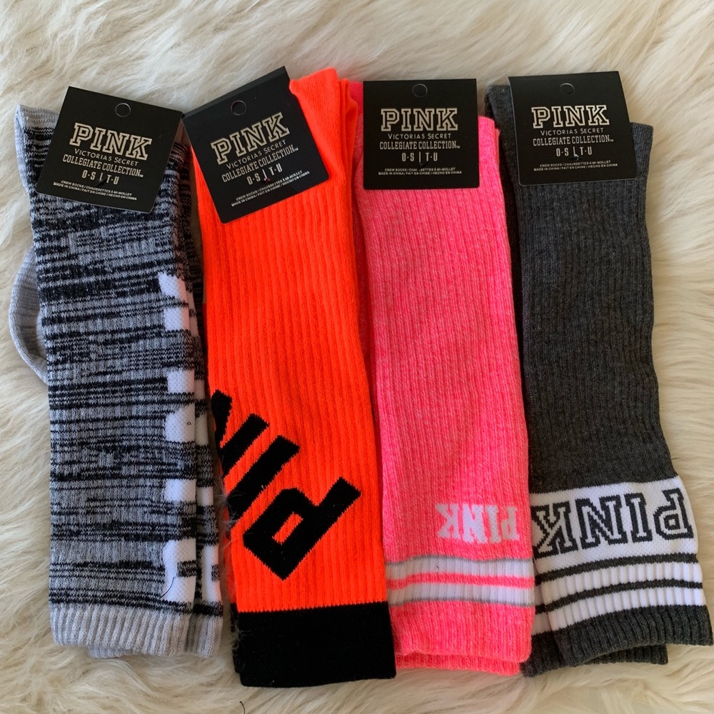 1 Free Lanyard and 4 VS Pink Knee High Socks